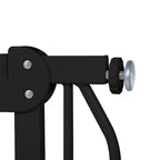 Poartă de siguranță Lionelo Truus Slim Black Carbon Natural – mecanism de fixare