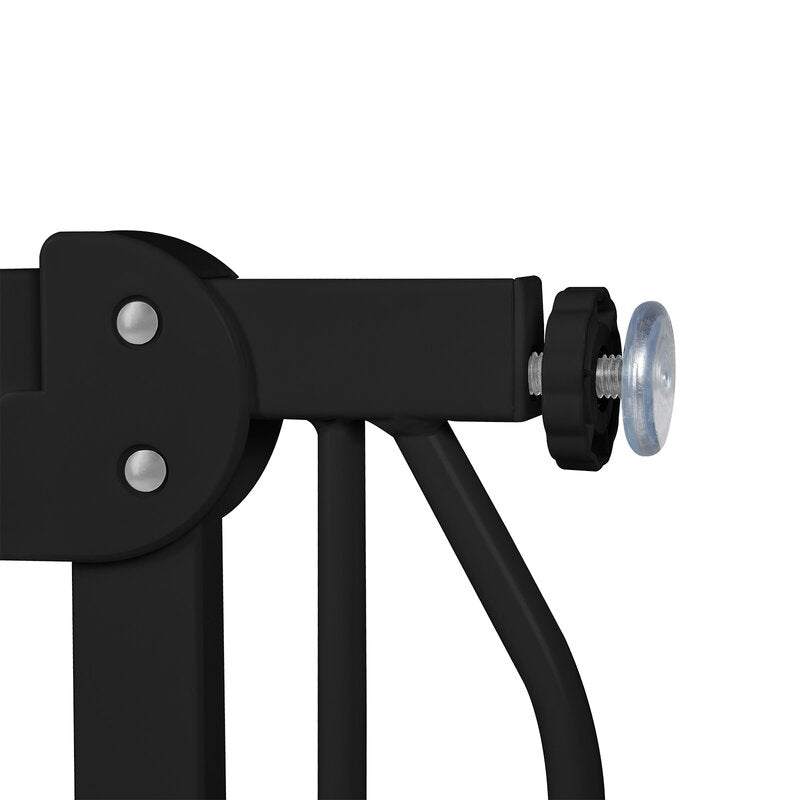 Poartă de siguranță Lionelo Truus Slim Black Carbon Natural – mecanism de fixare