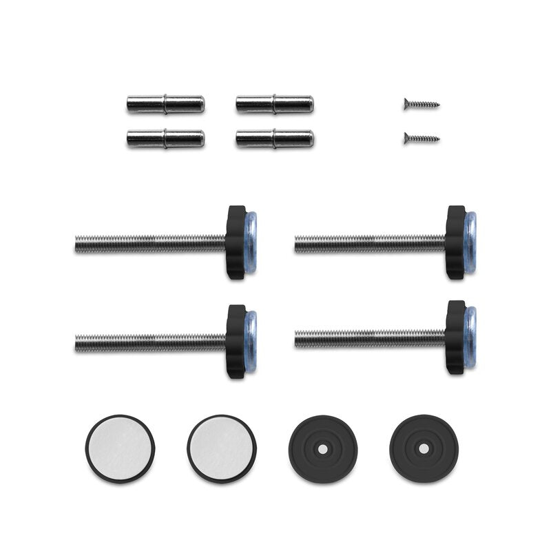 Poartă de siguranță Lionelo Truus Slim Black Carbon Natural – componente de montaj