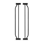 Poartă de siguranță Lionelo Truus Slim Black Carbon Natural – extensii incluse