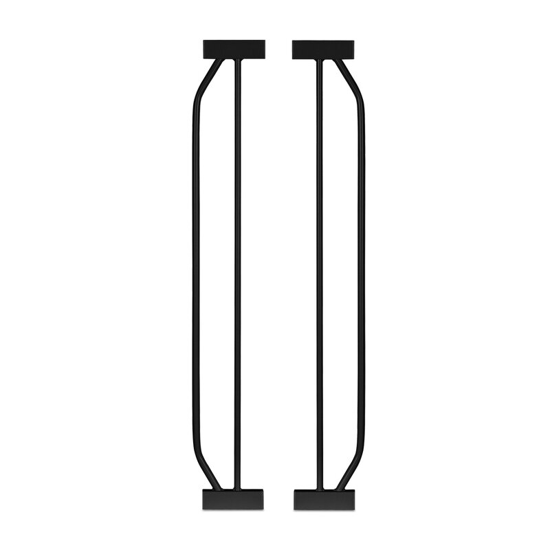 Poartă de siguranță Lionelo Truus Slim Black Carbon Natural – extensii incluse