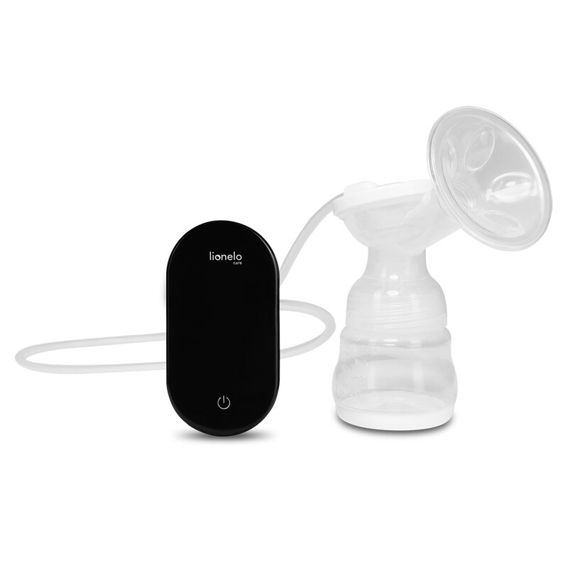 Pompa de san, Lionelo, Fidi Go, Functie de masaj, Autonomie pana la 90 min, Afisaj LED, Cu accesorii, Gri Pal