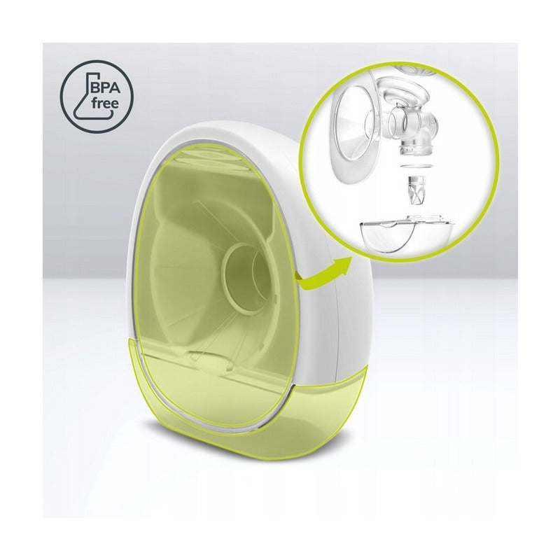 Pompă de Sân Lionelo Fidi Free Hands-Free 5 Funcții Masaj 150ml Portabilă