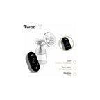 Pompa dubla de san, Lionelo, Electrica, Cu 9 nivele de aspiratie, 5 moduri de masaj, Afisaj LED, Imita suptul natural al copilului, Functionare pana la 90 min, Silentioasa, Fara BPA, Include 2 recipiente de 150 ml si 2 pungi, Cablu USB, Husa, Alb/Gri