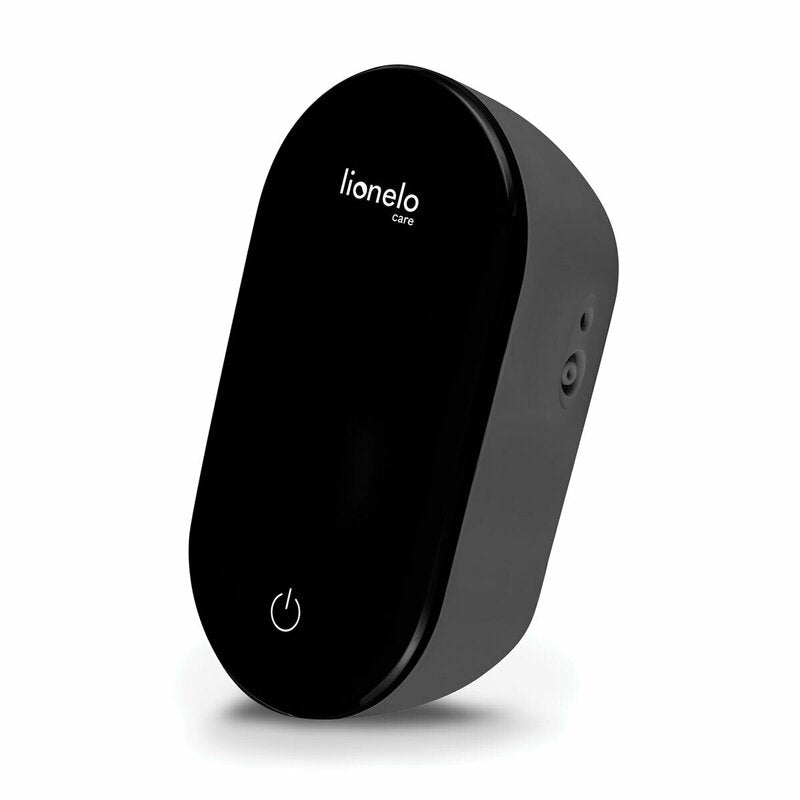 Pompa dubla de san, Lionelo, Electrica, Cu 9 nivele de aspiratie, 5 moduri de masaj, Afisaj LED, Imita suptul natural al copilului, Functionare pana la 90 min, Silentioasa, Fara BPA, Include 2 recipiente de 150 ml si 2 pungi, Cablu USB, Husa, Alb/Gri