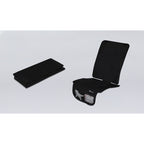 Protecție banchetă Lionelo Sikker Negru – protecția pliată și întinsă