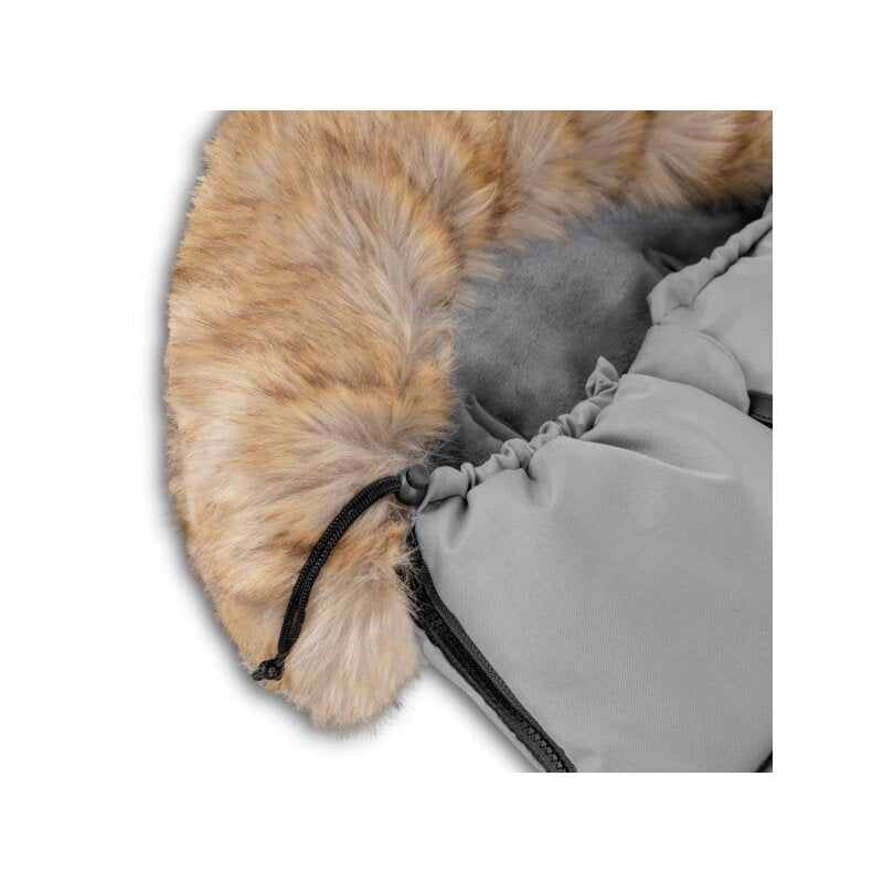 Sac de iarna, Lionelo, Frode, Pentru carucior, 90x45 cm, Impermeabil, Universal, Gri