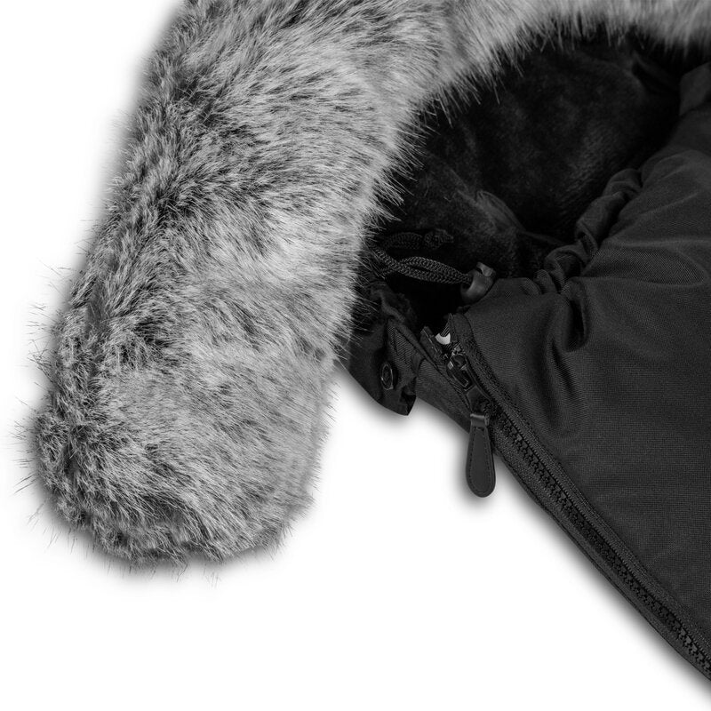 Sac de iarna, Lionelo, Frode, Pentru carucior, 90x45 cm, Impermeabil, Universal, Negru