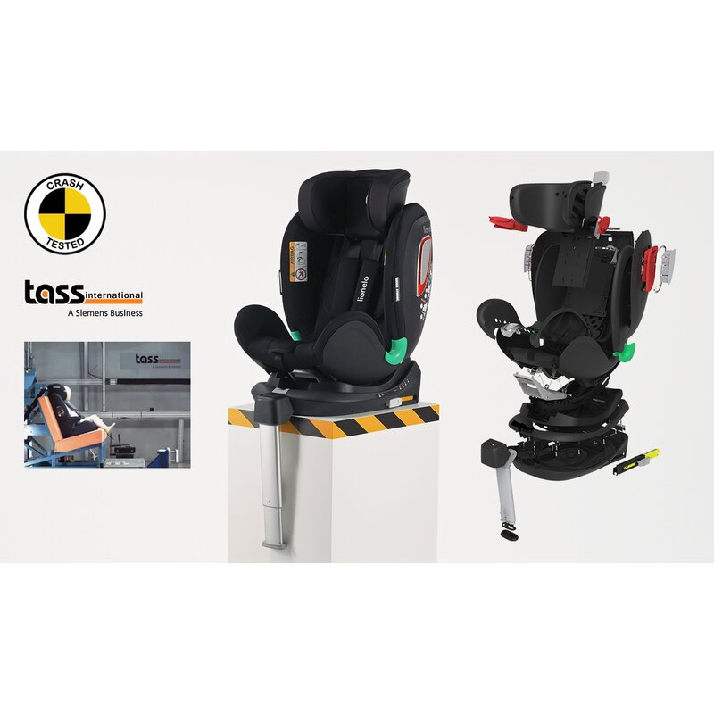 Scaun auto Lionelo i-Size Antoon Plus, Negru