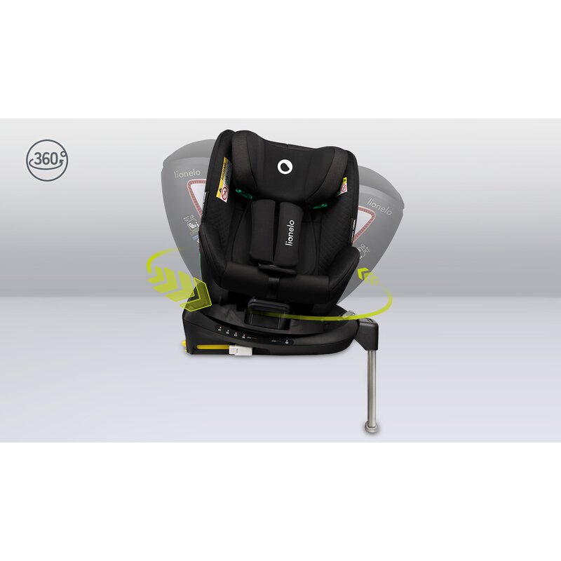 Scaun auto Lionelo i-Size Antoon Plus, Negru