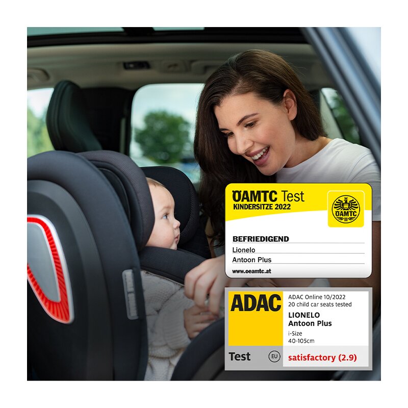 Scaun auto Lionelo i-Size Antoon Plus, Negru