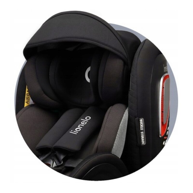 Scaun auto Lionelo i-Size Antoon Plus, Negru