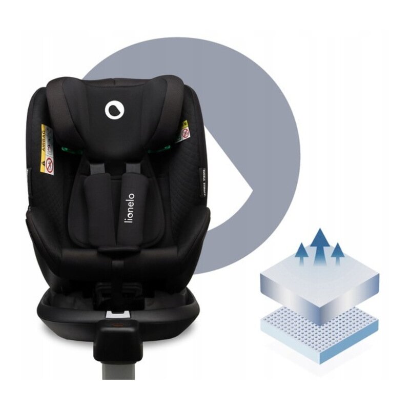 Scaun auto Lionelo i-Size Antoon Plus, Negru