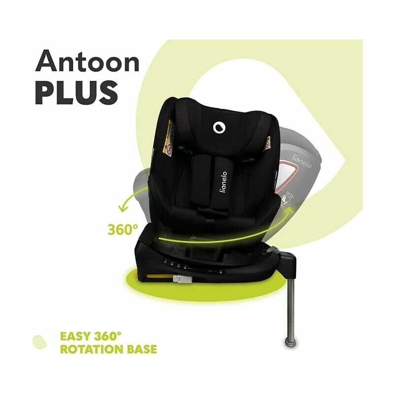 Scaun auto Lionelo i-Size Antoon Plus, Negru