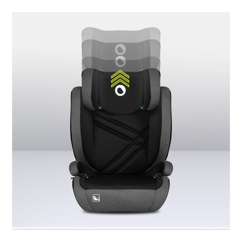 Scaun auto Lionelo Hugo i-Size, Negru-Gri