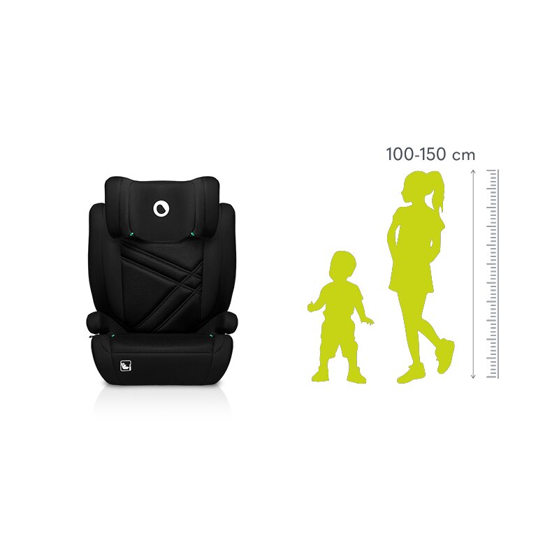 Scaun auto Lionelo Hugo i-Size, Negru-Gri