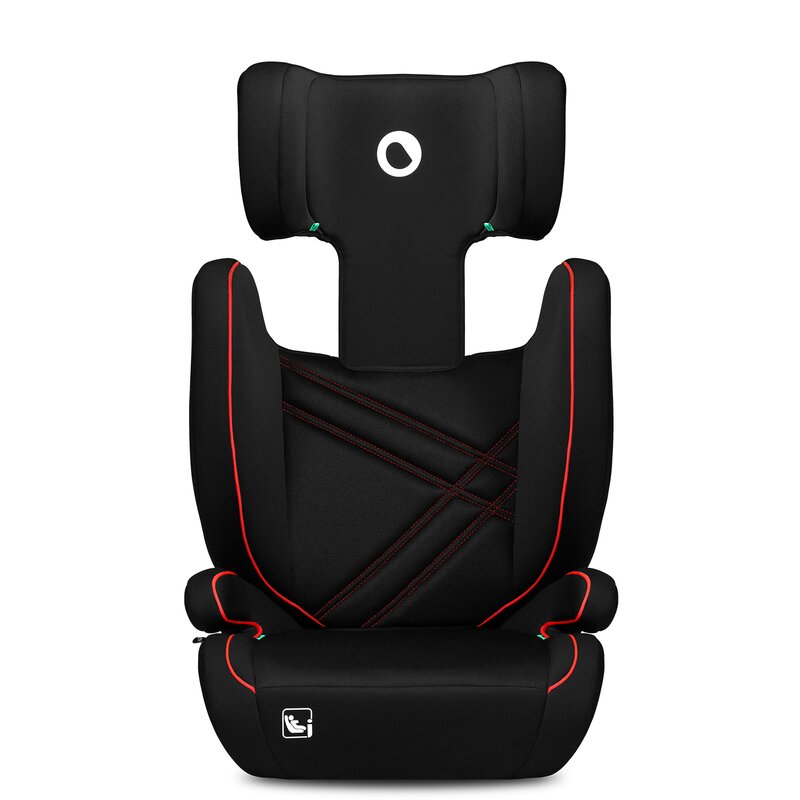 Scaun auto Lionelo Hugo i-Size, Negru-Rosu