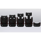 Scaun auto Lionelo Hugo i-Size, Negru-Rosu