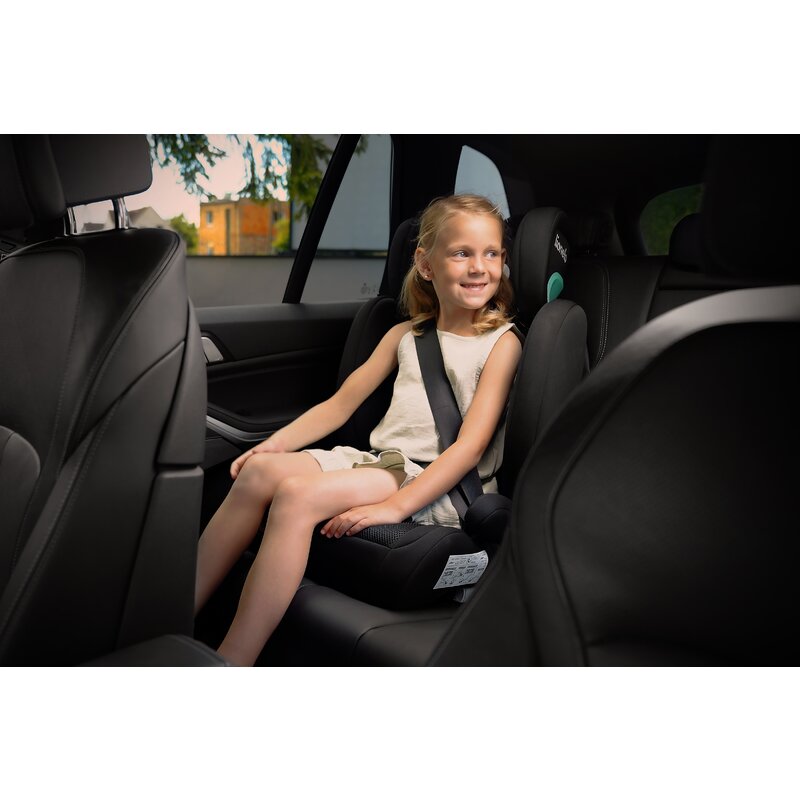 Scaun auto Lionelo Hugo i-Size, Negru-Rosu