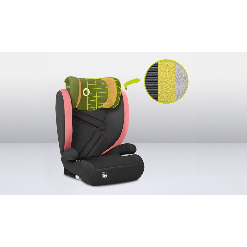 Scaun auto Lionelo Hugo i-Size, Roz