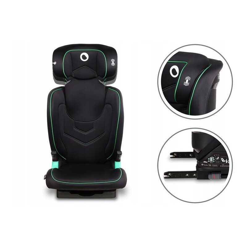 Scaun auto Lionelo Neal i-Size, Negru Onyx