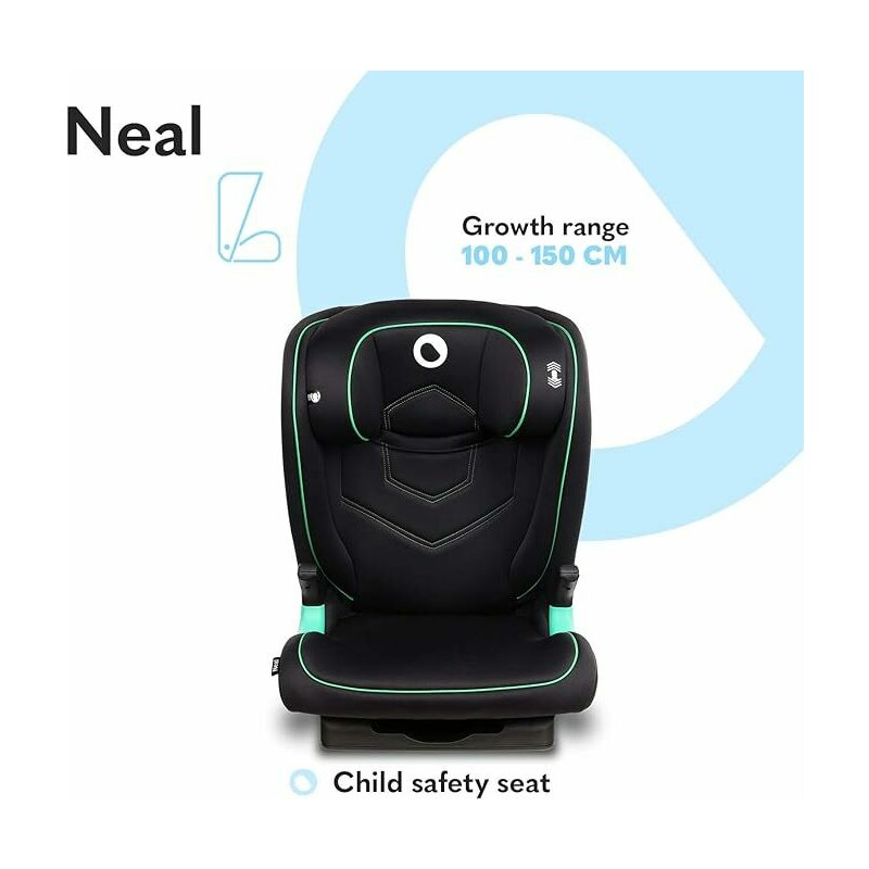 Scaun auto Lionelo Neal i-Size, Negru Onyx