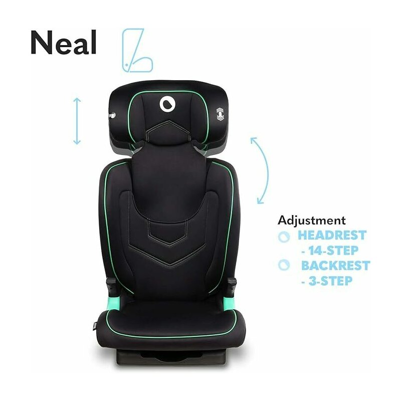 Scaun auto Lionelo Neal i-Size, Negru Onyx