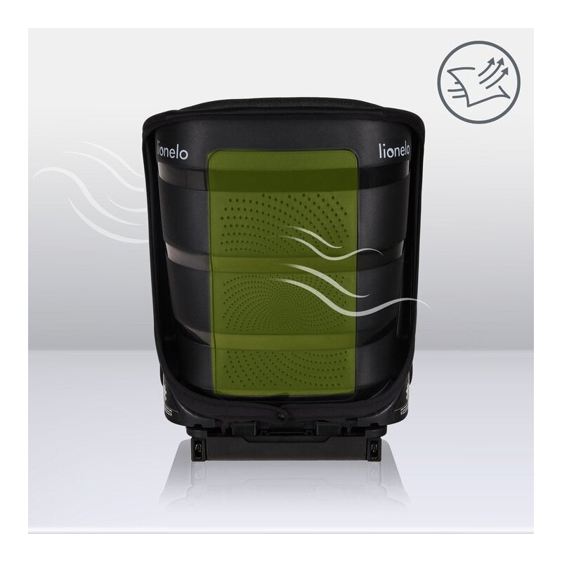 Scaun auto Lionelo Neal i-Size, Negru Onyx