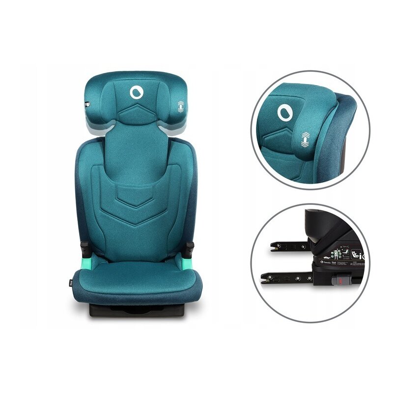 Scaun auto Lionelo Neal i-Size, Verde Turquoise