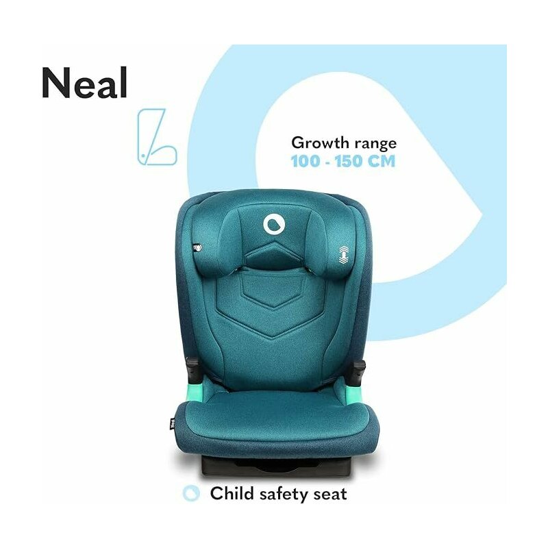 Scaun auto Lionelo Neal i-Size, Verde Turquoise