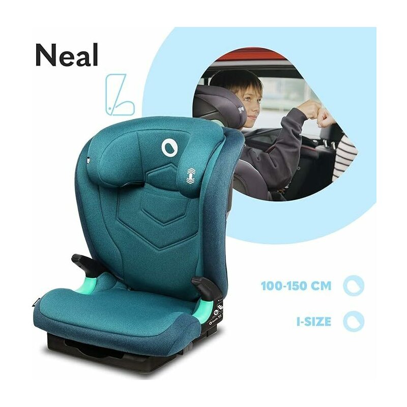 Scaun auto Lionelo Neal i-Size, Verde Turquoise