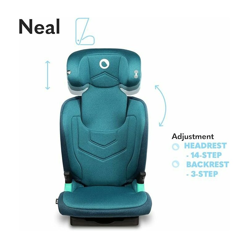 Scaun auto Lionelo Neal i-Size, Verde Turquoise