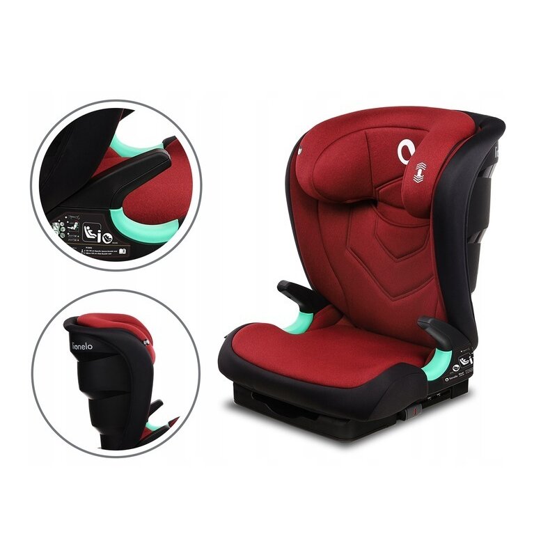 Scaun auto Lionelo Neal i-Size, Rosu Burgundy
