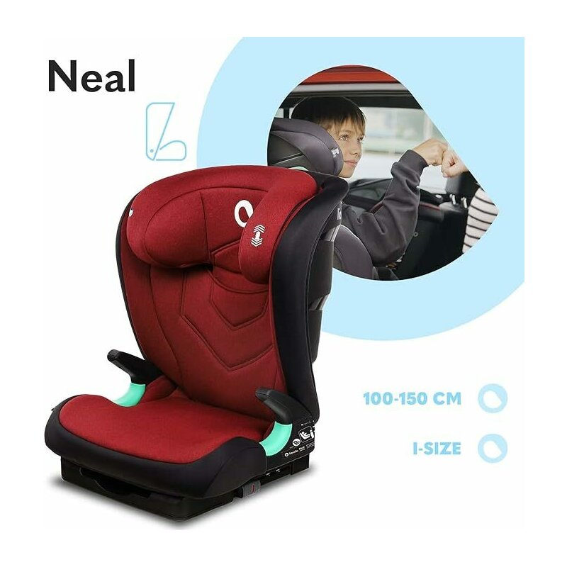Scaun auto Lionelo Neal i-Size, Rosu Burgundy