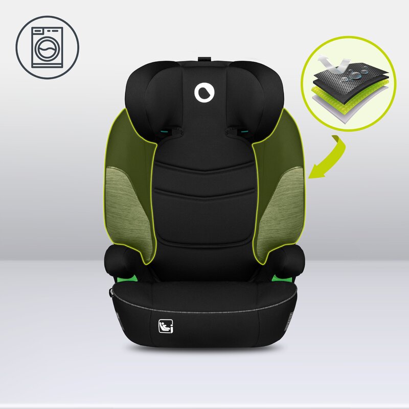 Scaun auto Lionelo Lars i-Size Negru/Gri