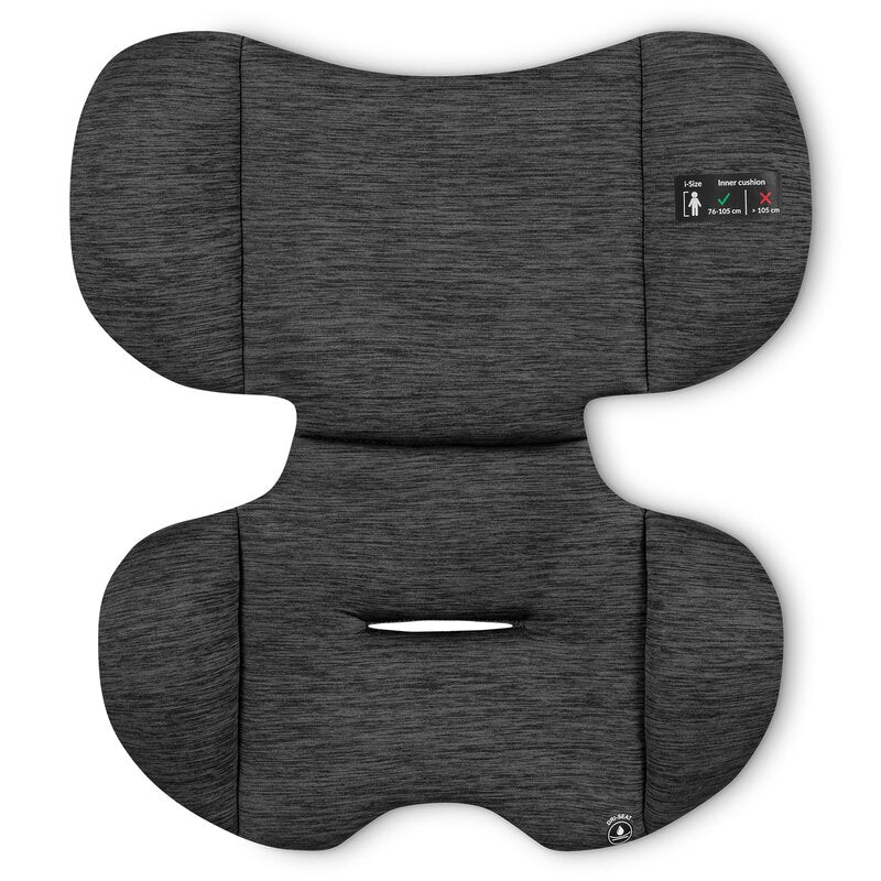 Scaun auto, Lionelo, Levi One i-Size, Universal, Instalare FWF, Cu tetiera reglabila in 10 pozitii, Cu spatar detasabil, 76-150 cm, Conform cu R129, Gri