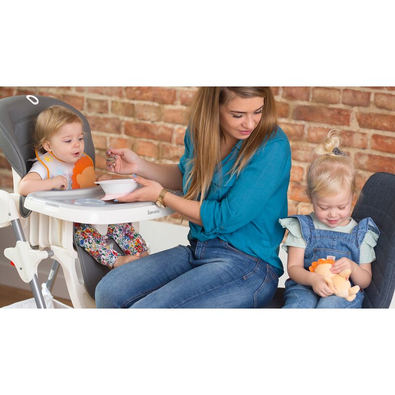Scaun de masă Lionelo Linn Plus Bej – scaunul folosit lângă masa familiei