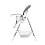 Scaun de masă Lionelo Linn Plus Gri – scaunul văzut din lateral