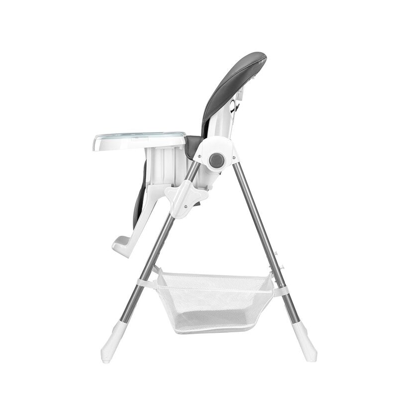Scaun de masă Lionelo Linn Plus Gri – structura scaunului din lateral