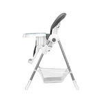 Scaun de masă Lionelo Linn Plus Gri – structura scaunului din lateral