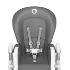 Scaun de masă Lionelo Linn Plus Gri – centura în 5 puncte