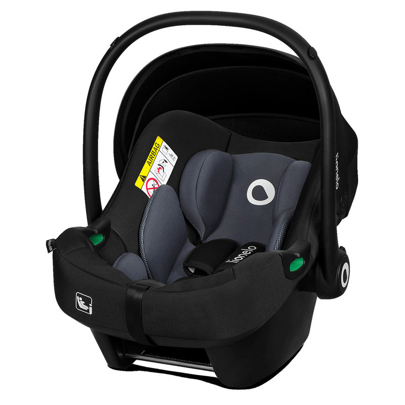 Scoica auto Lionelo Astrid i-Size Negru/Gri