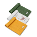 Set 3 museline Lionelo Bamboo Set Dino – trei museline desfăcute