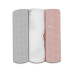 Set 3 museline Lionelo Bamboo Set Rainbow – trei museline rulate