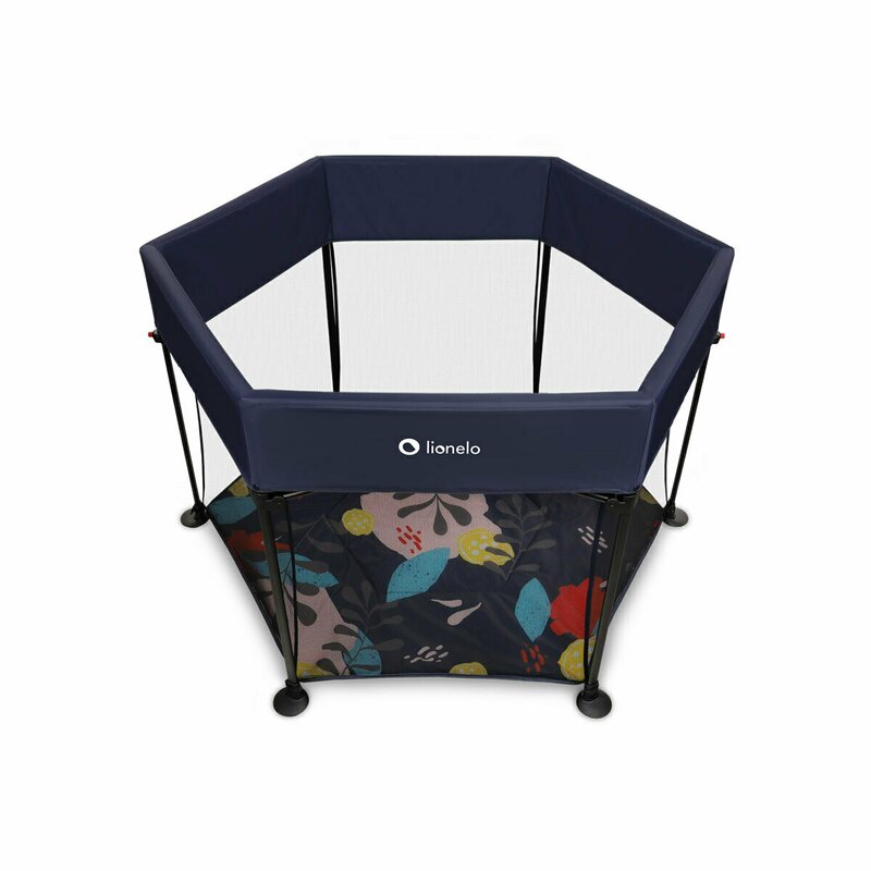 Tarc de joaca, Lionelo, Roel, Pliere ultra-compacta, Conform cu standardul europeane de securitate EN12227, Blue Navy