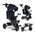 Tricicleta Lionelo Kori Blue Navy - detaliu 3