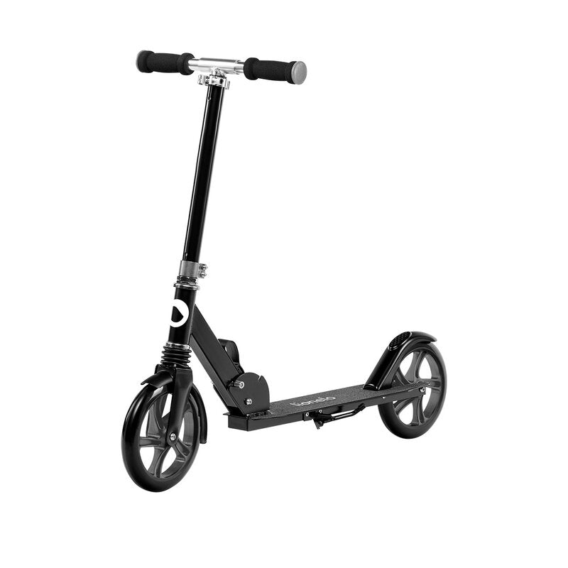 Trotineta, Lionelo, Luca, Copii/Adulti, Ultrapliabila, Pana la 100 Kg, Conform cu standardul european de securitate EN14619, Negru