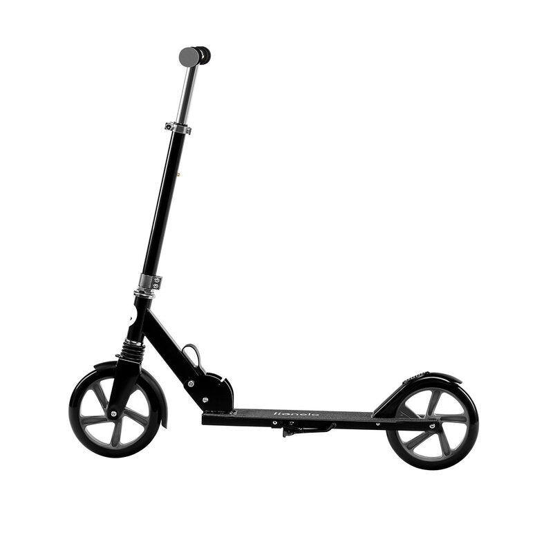 Trotinetă Lionelo Luca Grafit/Negru – trotineta din profil