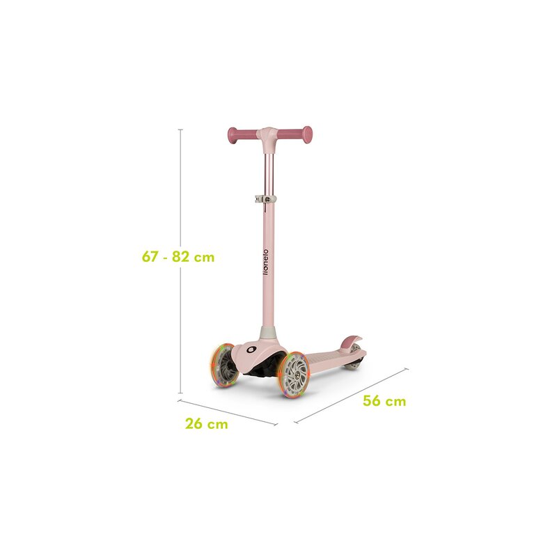 Trotineta Lionelo Jessy, Pink Rose – imagine produs 28