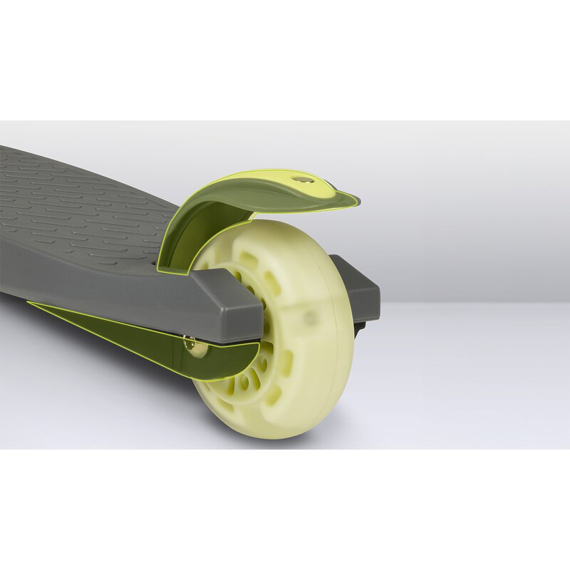 Trotineta, Lionelo, Jessy, Ultrapliabila, Pana la 50 Kg, Cu design ergonomic, Cu lumini LED, 56 x 26 x 67-82 cm, 3 ani+, Verde
